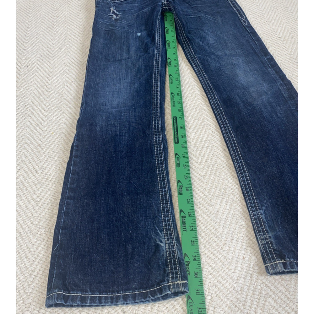 ROCK REVIVAL 28W 31L Corbin Boot EMBROIDERED Buckle Men Jeans - Picture 4 of 11